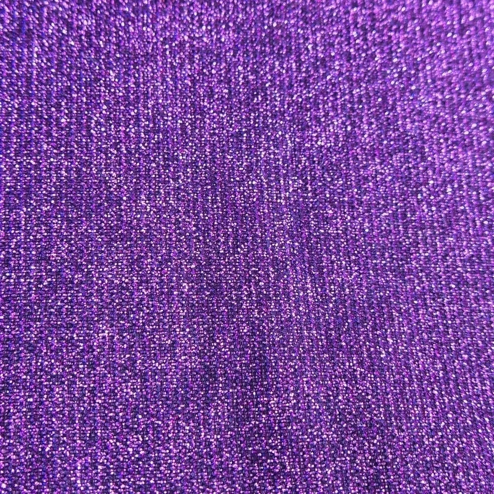 Elegant A-line Purple Glitter Dress